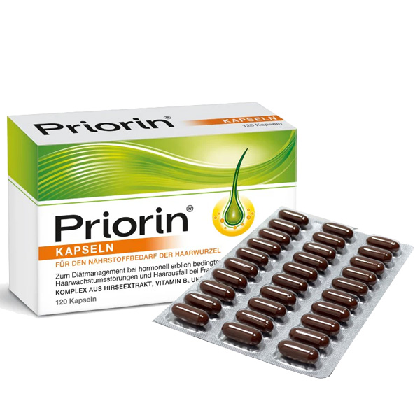 کپسول پریورین ضد ریزش مو ارثی و هورمونی اصل آلمان